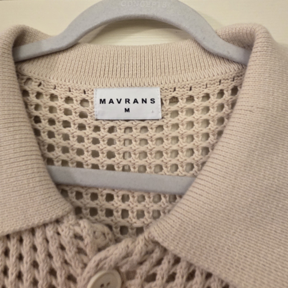 Mayoral Beige Knit Button Down Shirt with Horse Design - Picture 2 of 4